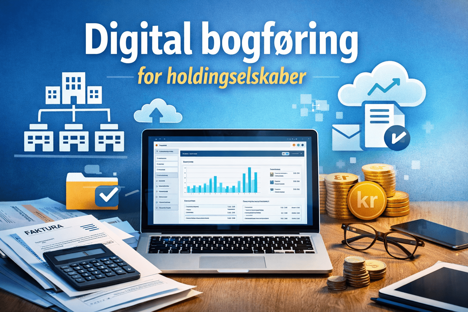 Digital bogføring gælder også for holdingselskaber